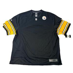 Nike NFL On Field Pittsburgh Steelers Mens 4XL Blank Jersey NWT Football